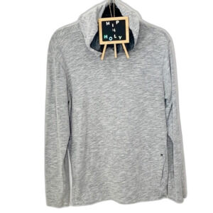 Hurley Lightweight Burnout Pocket Dry Fit Hoodie Gray Size Medium